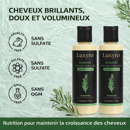 Shampooing au Romarin & Kératine - LUXYRO