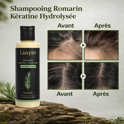 Shampooing au Romarin & Kératine - LUXYRO